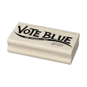 Sello De Caucho Votar azul sin importar quién sea el 2020