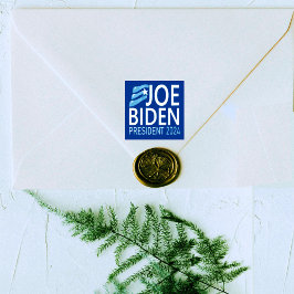 Sello De Caucho Vote Joe Biden Presidente 2024 Estampilla de Arte 
