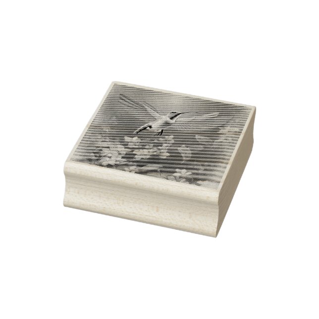 Sello De Caucho Vuelo de Hummingbird (Sello)