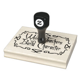 Sello De Caucho Weird Teachers Build Character Funny Teaching Fun