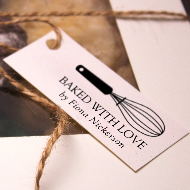 Sello De Caucho Whisk Horneado De Amor (Whisk Baked With Love Rubber Stamp)