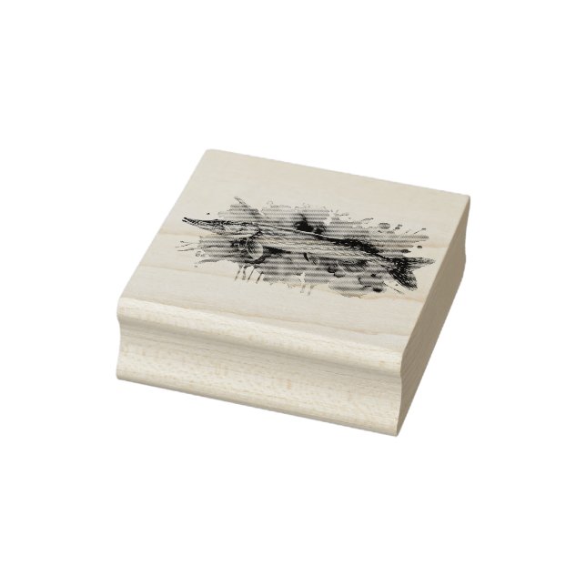 Sello De Caucho Wood Art Stamp (Sello)