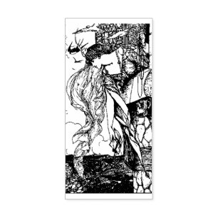 Sello De Caucho WQ RUBBER STAMP: Princesa HJ Ford recupera carta