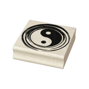 Sello De Caucho Yin Yang