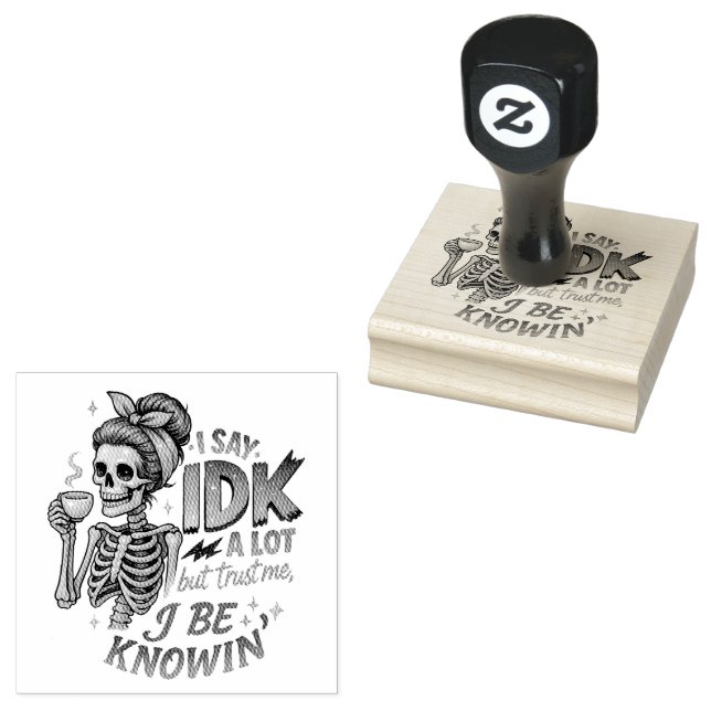 Sello De Caucho Yo Digo Que No Te Encuentren Mucho... (Sellado)