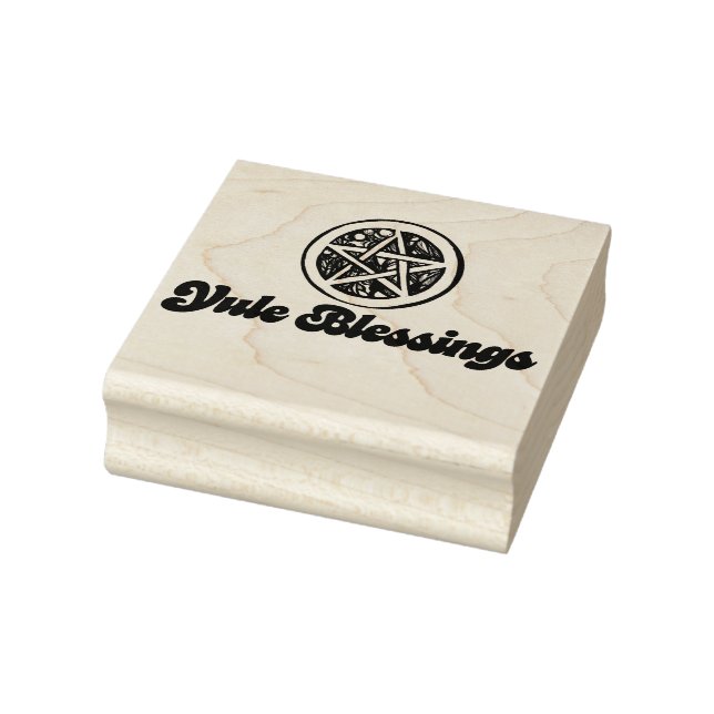 Sello De Caucho Yule Blessings (Sello)