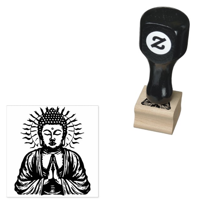 Sello De Caucho Zen Buddha (Sellado)