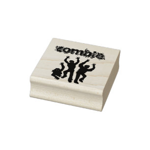Sello De Caucho Zombies