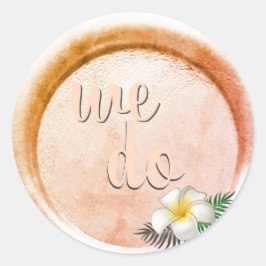 *~* Sello de cera con estampado floral de bronce m