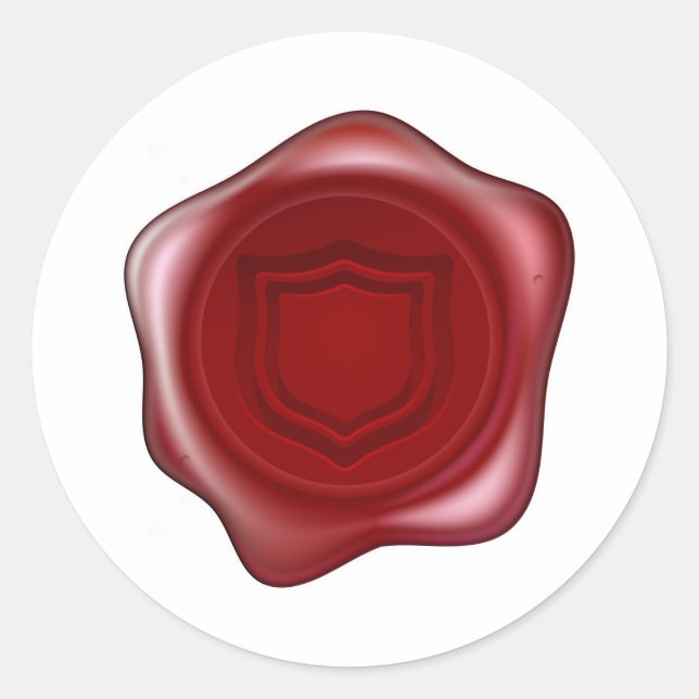 Sello de cera de escudo (Anverso)