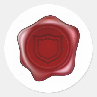 Sello de cera de escudo
