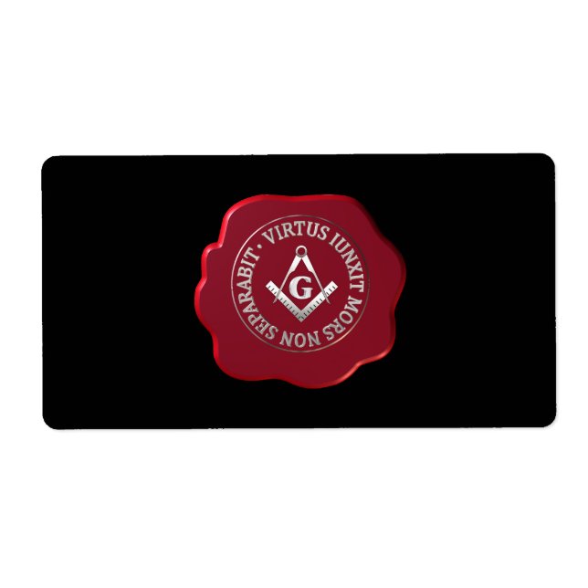 Sello de cera masónica (Frente)