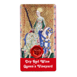 Sello de cera para vino tinto QUEEN'S VINEYARD / T