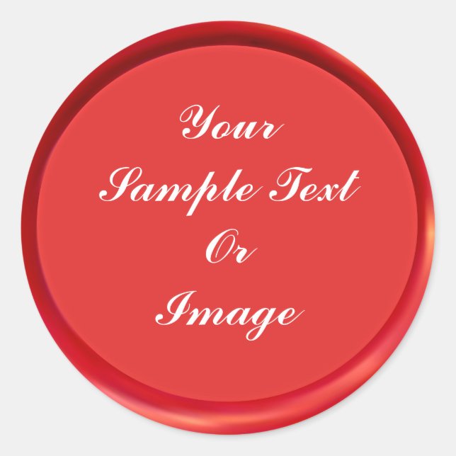 Sello de cera roja (Anverso)