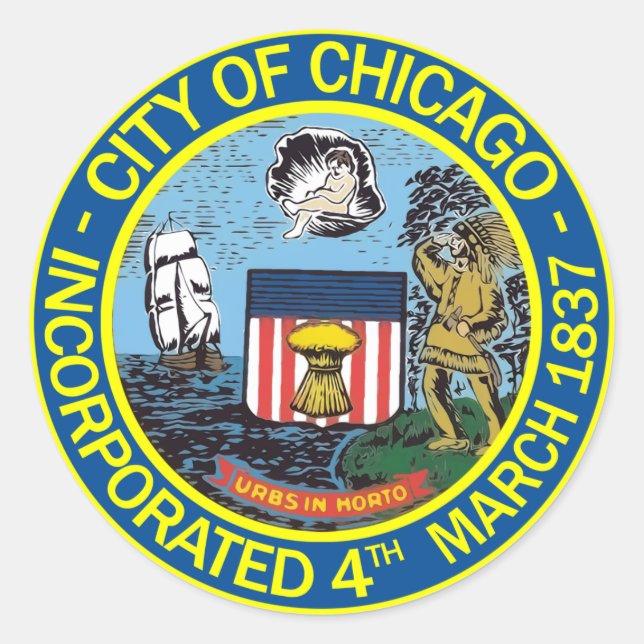 Sello de Chicago, Illinois (Anverso)