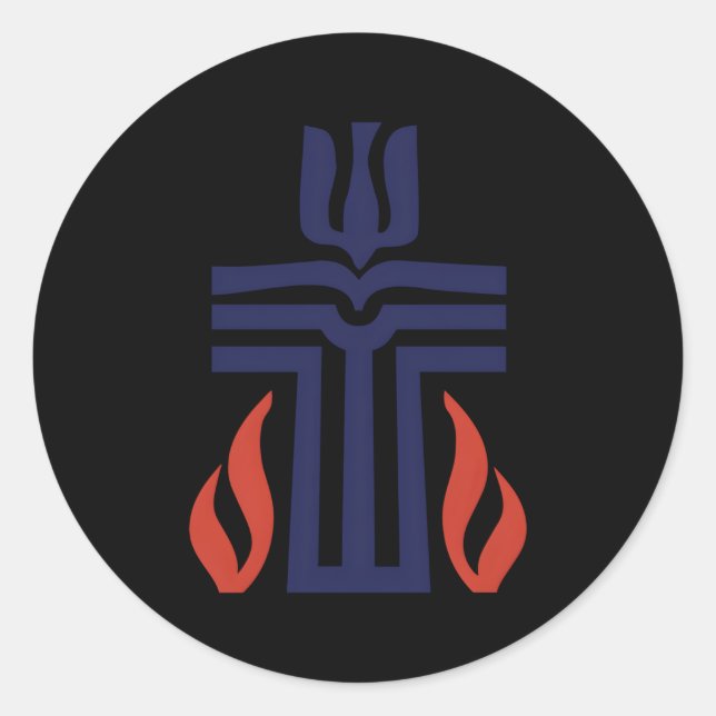 Sello de cruz de iglesia presbiteriana (Anverso)