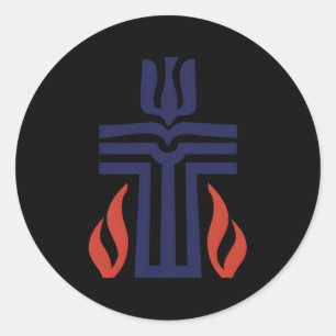 Sello de cruz de iglesia presbiteriana