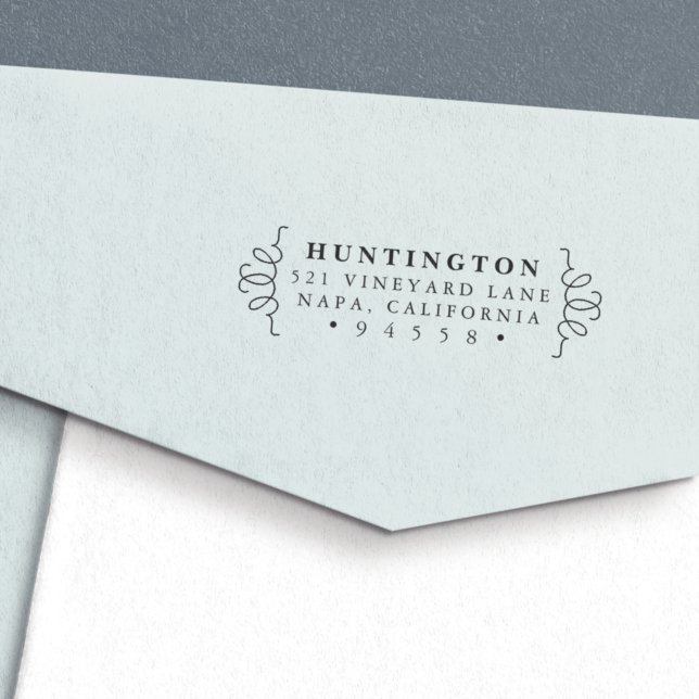 Sello de dirección de devolución de corchetes de m (Subido por el creador)