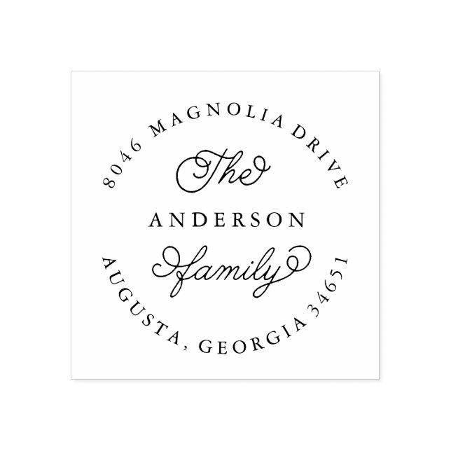 Sello de dirección de devolución de ida y vuelta p (Impresión)