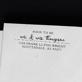 Sello de dirección de devolución de personalizado