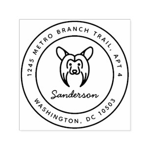 Sello de dirección de devolución en reposo chino