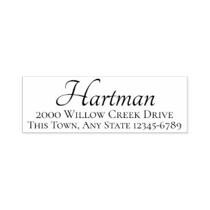 Sello de dirección de devolución RSVP