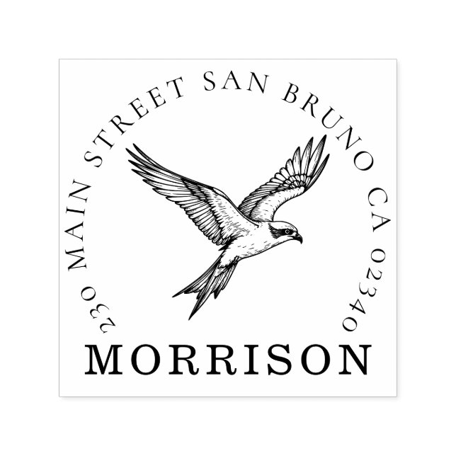 Sello de dirección de familia Osprey - Herencia cr (Diseño)