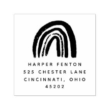 Sello de dirección de retorno con autotinta en arc