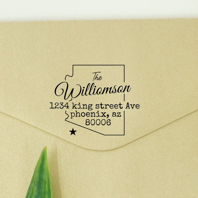 Sello de dirección de retorno de Arizona (Subido por el creador)