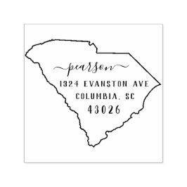 Sello de dirección de retorno de Carolina del Sur