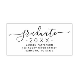 Sello de dirección de retorno de graduación de gui