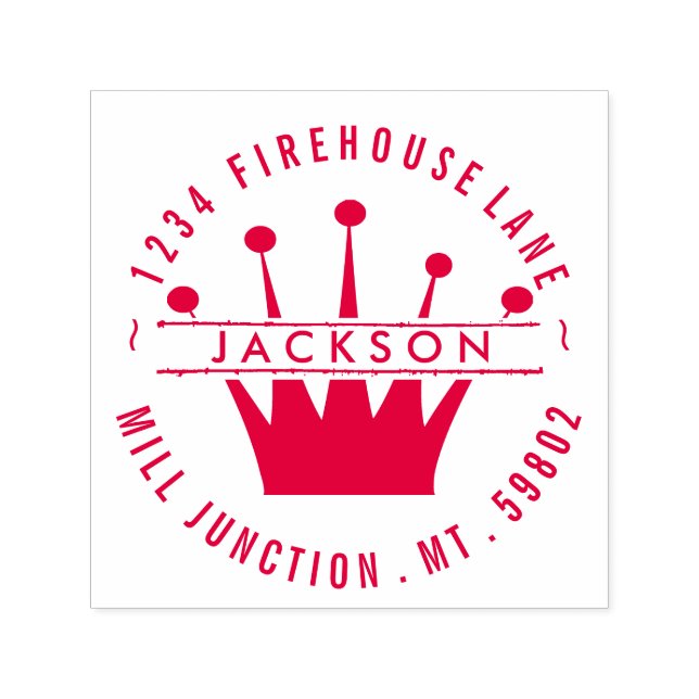 Sello de dirección de retorno de la Corona Real co (Diseño)