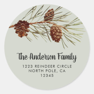 Sello de dirección de retorno de pinecona de vacac