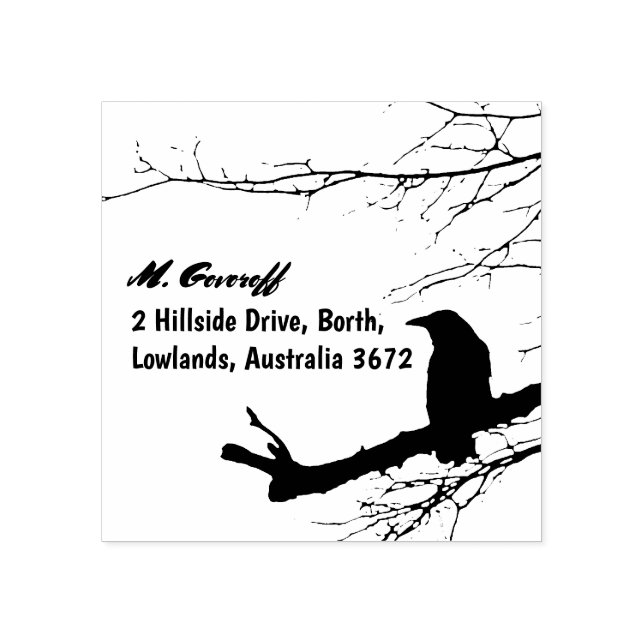 Sello de dirección de retorno de Raven (Impresión)