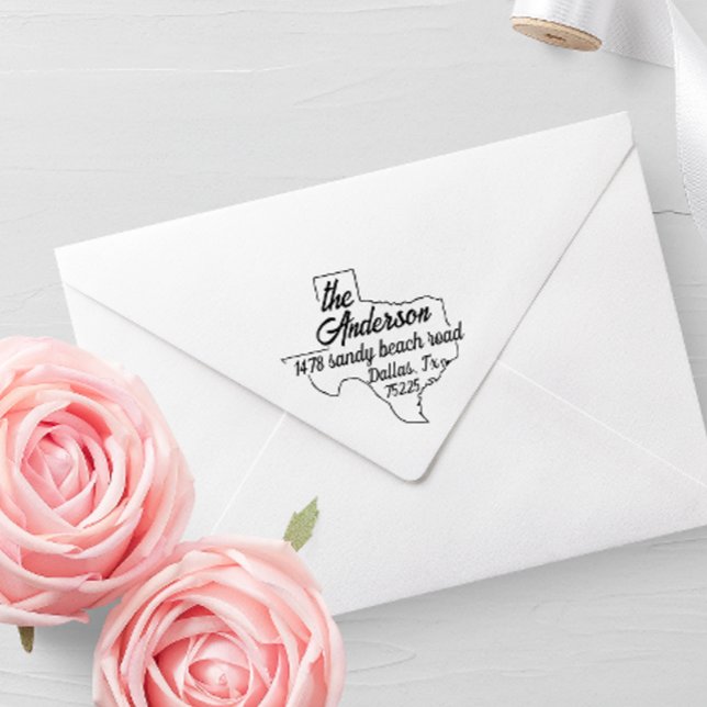 Sello de dirección de retorno de Texas (Subido por el creador)