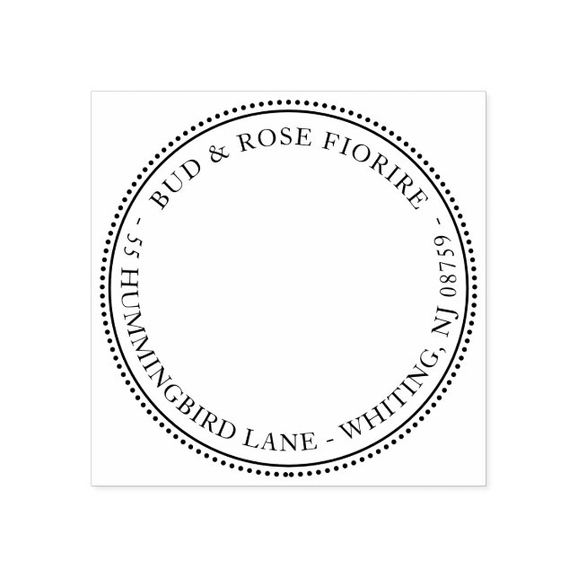 Sello de dirección de retorno del colibrí gaviota  (Impresión)