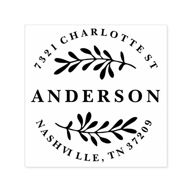 Sello de dirección de retorno del personalizado co (Diseño)