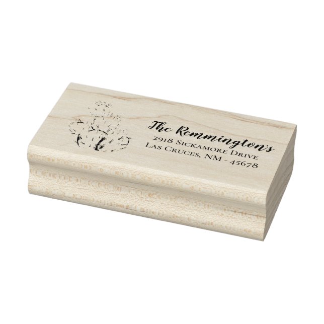 Sello de dirección de retorno personalizado Boho L (Sello)