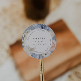 Sello de dirección de sobres con tema de playa