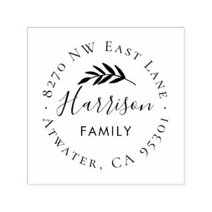 Sello de dirección del círculo de la bifurcación d