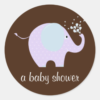 Sello de ducha para elefantes bebés