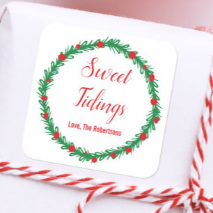 Sello de Dulces Noticias, Navidad, Regalo de Fiest
