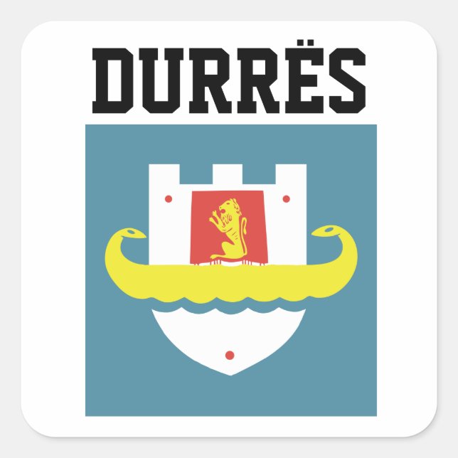 Sello de Durrës, Albania (Anverso)