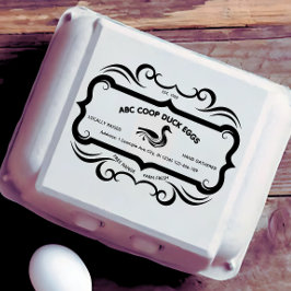 Sello de EGG de pato vintage