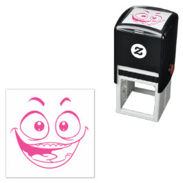 Sello de Entintado Automático Cara Emoticona