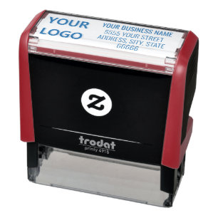 Sello de Entintado Automático con Logotipo y Direc