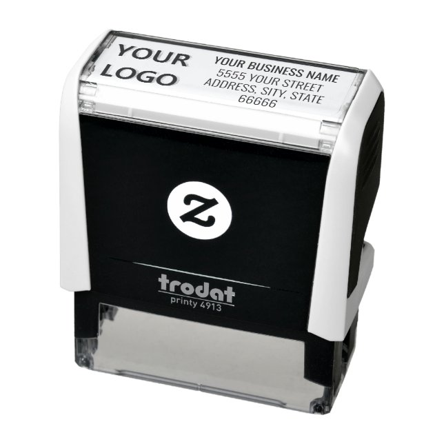 Sello de entintado automático con nombre de logoti (Producto)