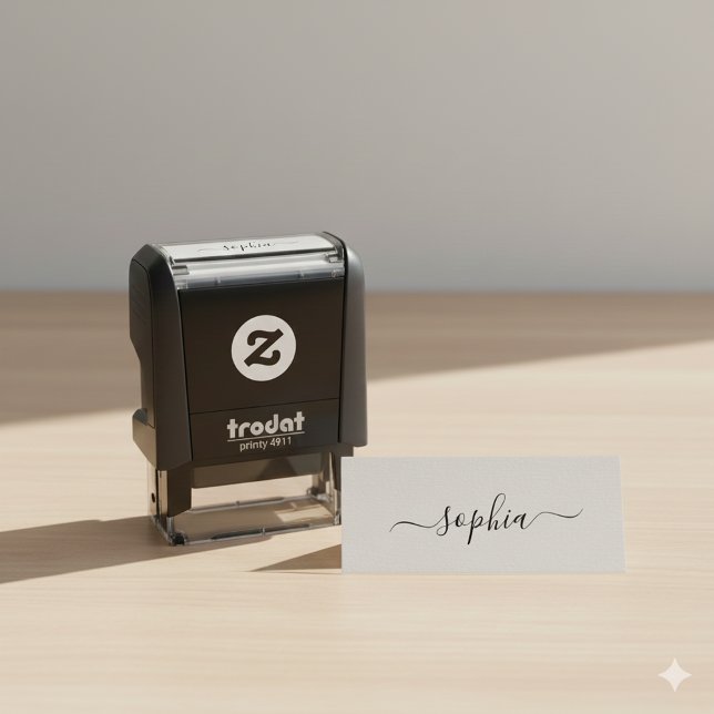 Sello de Entintado Automático con tu Nombre Person (Self-Inking Stamp with Your Personalized Name)