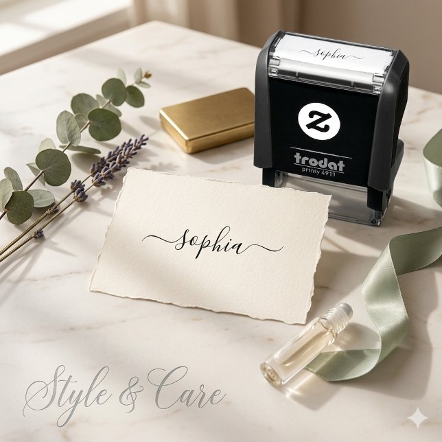 Sello de Entintado Automático con tu Nombre Person (Self-Inking Stamp with Your Personalized Name
)