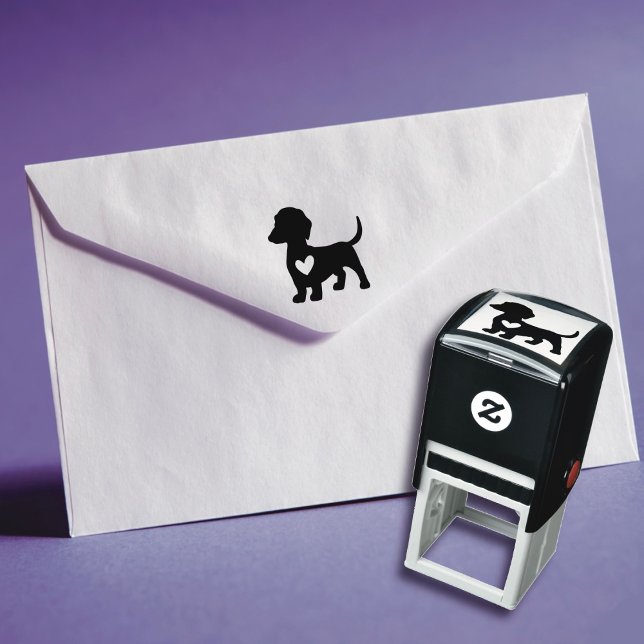 Sello de entintado automático de amor de perro tec (Subido por el creador)